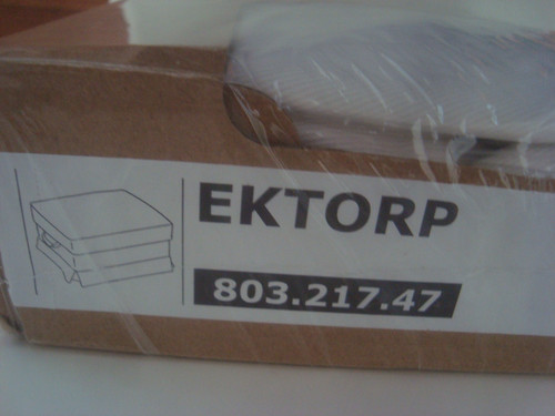 Ikea ektorp footstool ottoman - ikea,