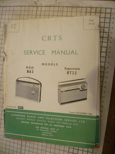 Crts rgd b62 regentone - ,