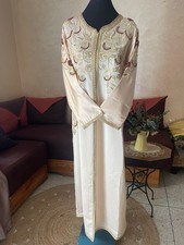 Pink blush Moroccan caftan