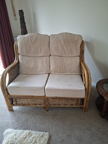 Wicker cane 2piece suite 2 - 2piece,