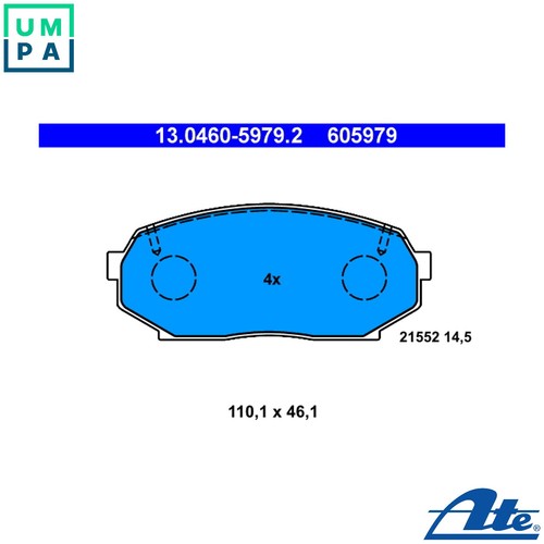 Brake pad set disc - pad,