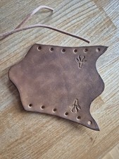 Leather overstrike for