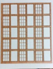 Windows Sheets. Laser Cut Scratch Aid Layout Kit OO Gauge 4mm Model Railway IND1