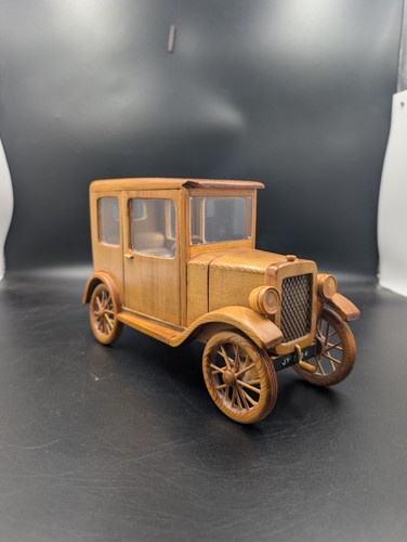 Vintage handmade wooden model - handmade,