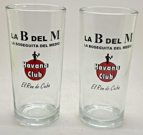 Pair havana club rum tall - pair,