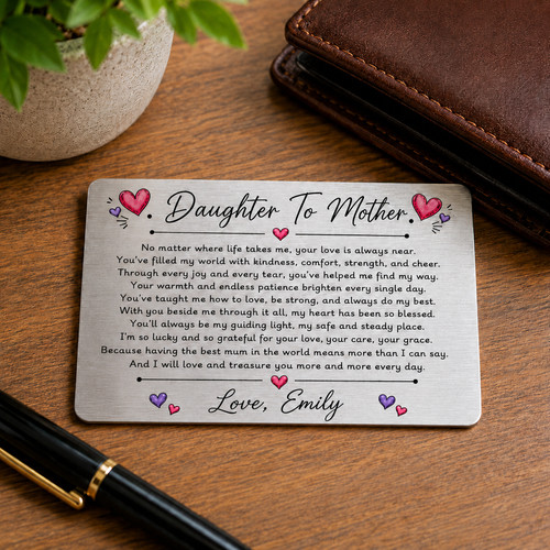 Personalised mum wallet - personalised,