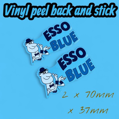 Esso blue man vintage - blue, 2