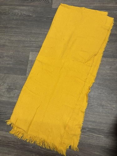 Mustard yellow herringbone - yellow,