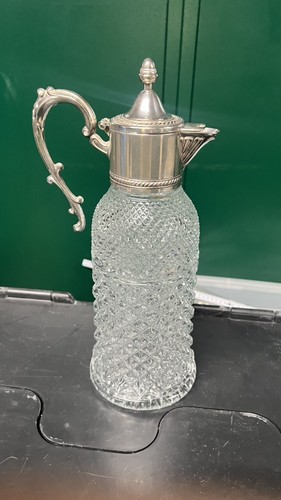 Italian vintage decanter glass - vintage,