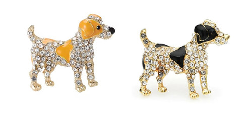 Jack russell terrier brooch - jack,