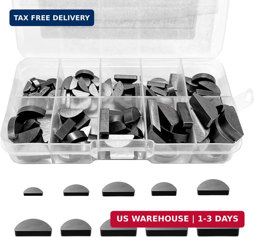 120pcs woodruff key assortment - 120pcs,
