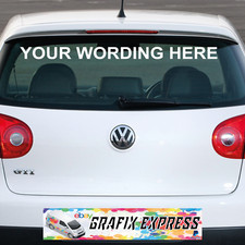 CUSTOM STICKERS ANY RUDE OR SEXY WORDS For Car Van Rear Window Doors Sun Strips