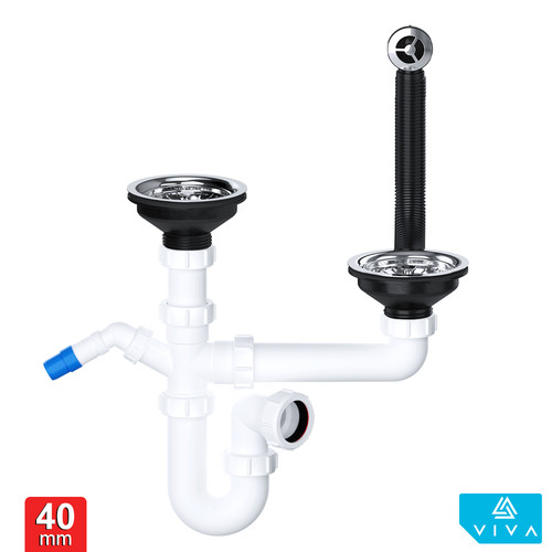 Kitchen sink waste - kitchen, trap
