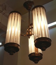 Vintage Art Deco Brass Milk