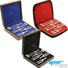 Medical TUNNING SET TUNING FORK Diagnostic 5Pcs SET ENT Steel & Aliminium CE 