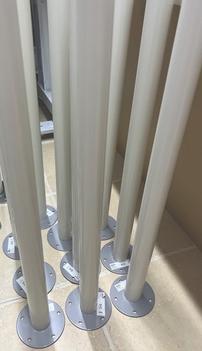 Ikea adils white metal table - adils,