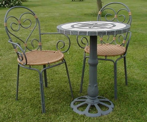 Wrought iron garden bistro - wrought,