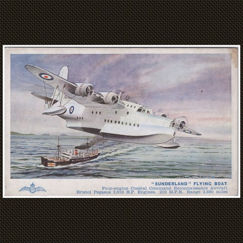 Sunderland flying boat coastal - sunderland,