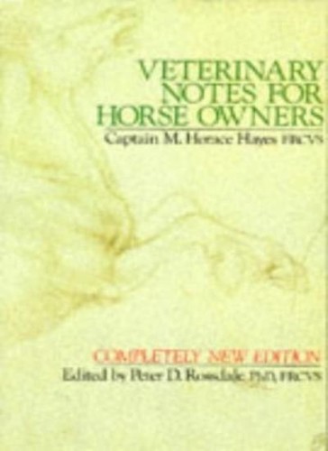 Veterinary notes for - notes, horse