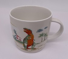 Cath Kidston - Queens - Dinosaur Coffee Cup Mug - Pterodactyl Tyrannosaurus Rex