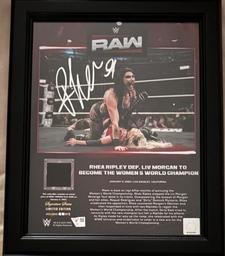 Rhea ripley signed - ripley, 5