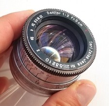 Rangefinder coupled rarest version of Carl Zeiss Sonnar T 5cm 50mm 2.0 Leica M39