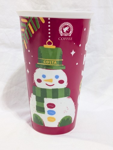 Costa coffee snowman ceramic - snowman,