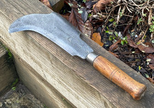 Vintage Elwell 2689 9" Billhook Slasher Hedgelaying Double Edge Garden Tool