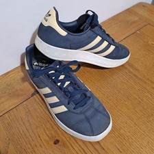 Adidas Trimm-Trab Samstag Originals Size 7 Collegiate Navy/Easy Yellow 2019