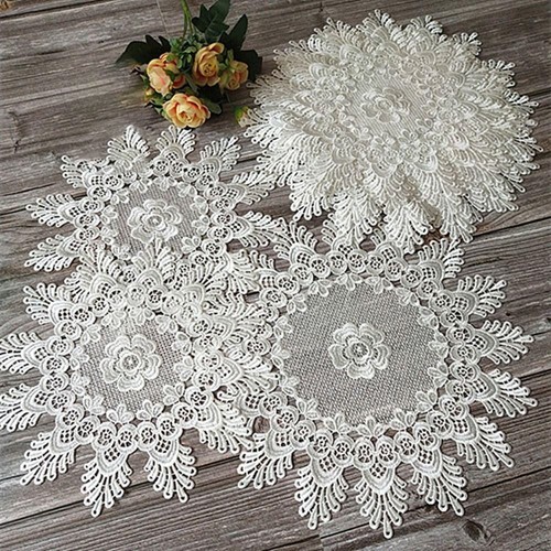 White table cloth - cloth, napkin