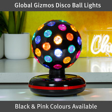 Global Gizmos Rotating Disco Balls / Kids Disco Lights / Classic Party Light