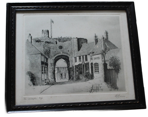 Land gate rye - sussex, framed
