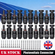 2-100Pairs Solar Panel Cable Connectors Compatible with MC4 2,5/4/6mm² IP67 Kits