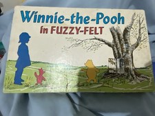 Wnnie The Pooh Fuzzy Felt Vintage /Old Rare 1964