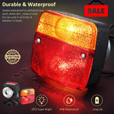 Magnetic Rear Trailer Light Kit Lightboard Towing Lamps 7.5M Cable Truck Tractor