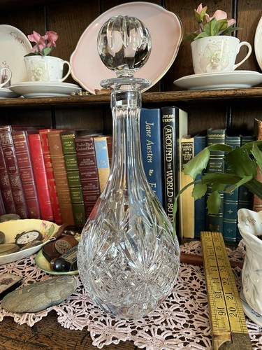Thomas webb crystal decanter - webb,