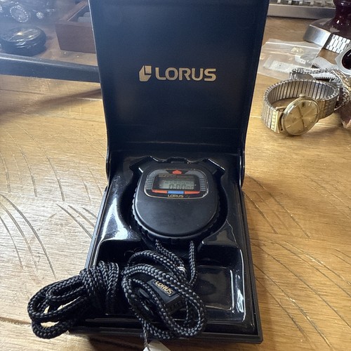 Vintage lorus r23 stop timer - lorus,