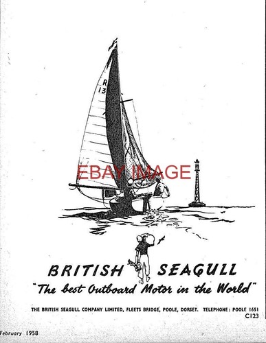 C1959 advert british - advert, seagull