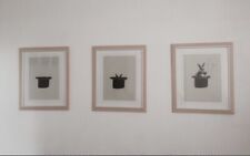 HAT TRICK signed emo set of 3 prints & Banksy Martin Whatson gift SOLD UNFRAMED