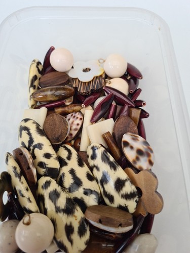 Mixed natural cream - beads, 200g