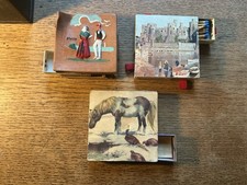 3 Vintage Multi Matchbox