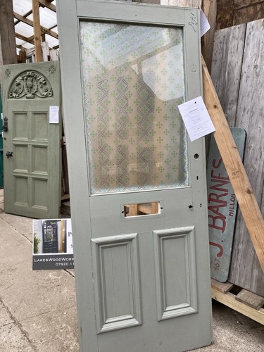 Antique front entrance door - entrance,