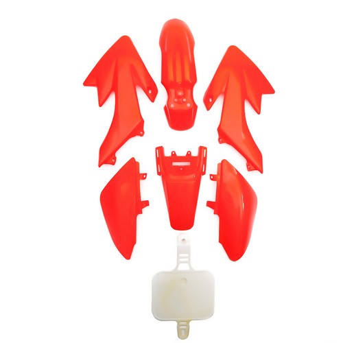 Red pit bike plastic - red,
