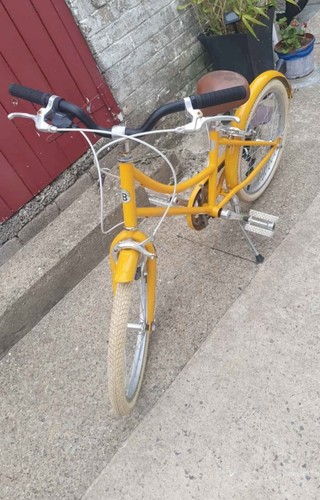 Yellow bobbin bike - bobbin,
