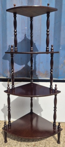 Vintage tier wooden whatnot - vintage,