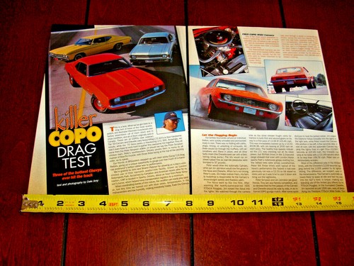 1969 copo camaro 427 - copo, vs.