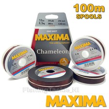 Maxima Chameleon Fishing Line 100M Spools - Hi-Tensile Monofilament  1lb - 30lb