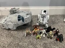 Playskool Galactic Heroes Star Wars Lot - Millenium Falcon, Astro Mech, Figures!