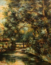 Antique Irish Art Original Oil