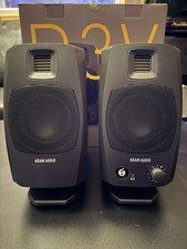 Adam Audio D3V Desktop Studio Monitors Black